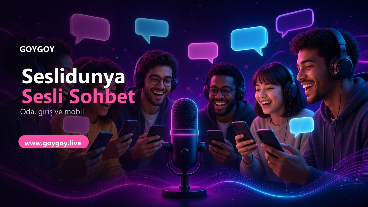 Seslidunya Sesli Sohbet: Oda, Giriş ve Goygoy